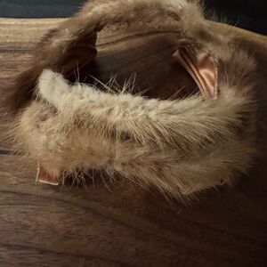 Elegant Antique Fur Headband